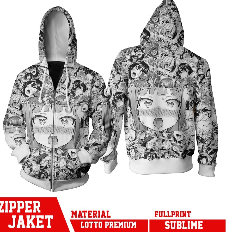 M22T JAKET ZIPPER MANGA AHEGAO FULLPRINTING VDT