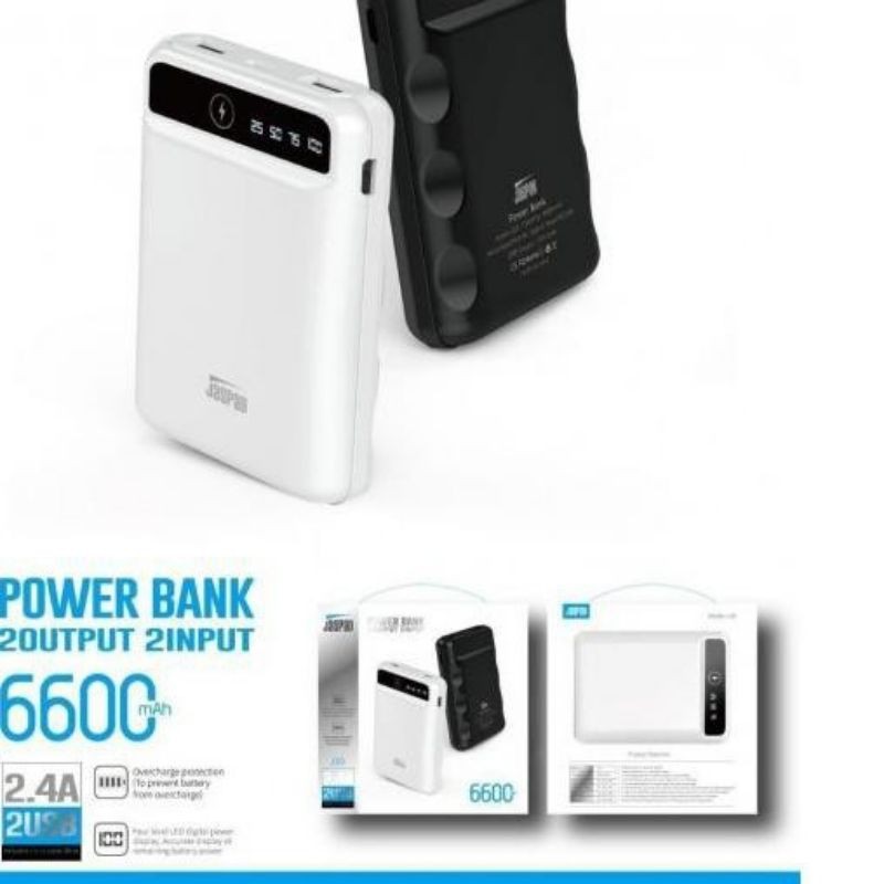 LC- Best Price ORIGINAL POWER BANK JASPAN J10 6600MAH /PB JASPAN 6600MAH ,,