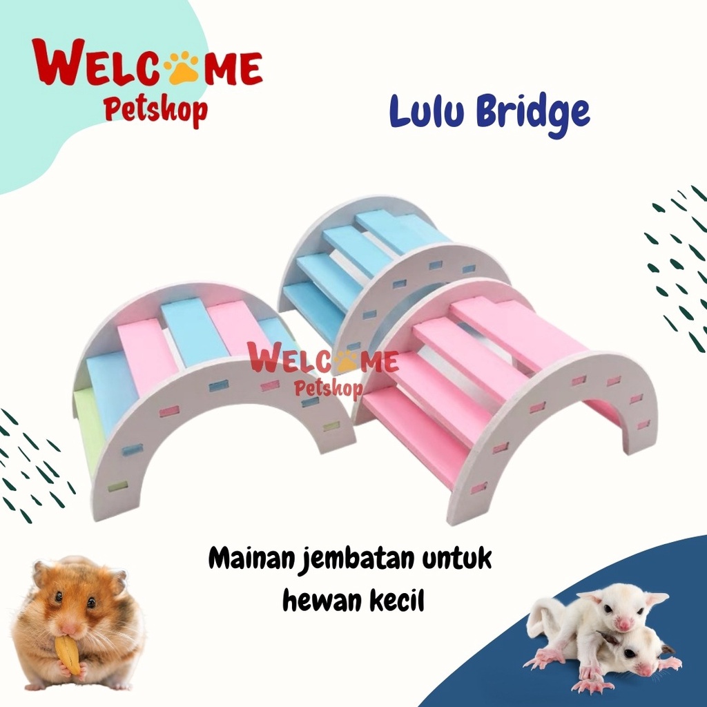 Lulu Bridge / Jembatan Mainan Hamster Sugar Glider Marmut