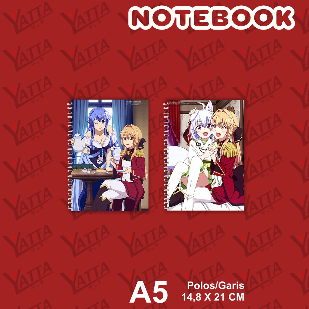 

Notebook Anime ukuran A5 14,6 cm x 21 cm Genjitsu Shugi Yuusha