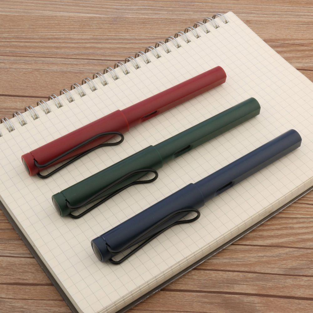 AUGUSTINA Fountain Pen Posture Correction Frosted Blue Red Green Writing Pen Office Gift EF F Nib Stationery Calligraphy Pen