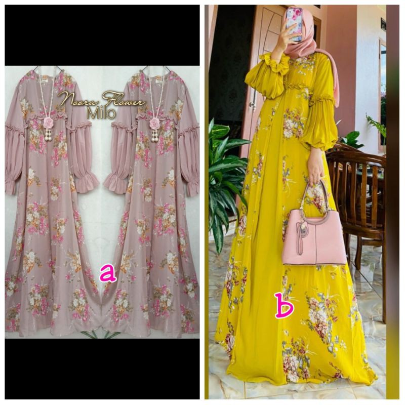 NOORA DRES BY ALDISA (READY SIAP KIRIM)