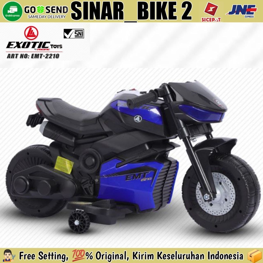 Motor Motoran Aki EXOTIC EMT-2210 Mainan Anak Injak Gas