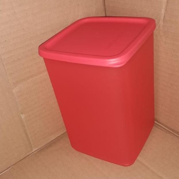 (AFW) PROMO TOPLES Tupperware / Tuper ware / Tuperware TALL SQUARE 2,2 L - Merah