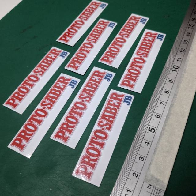 Sticker Proto Saber JB Tamiya Mini 4wd