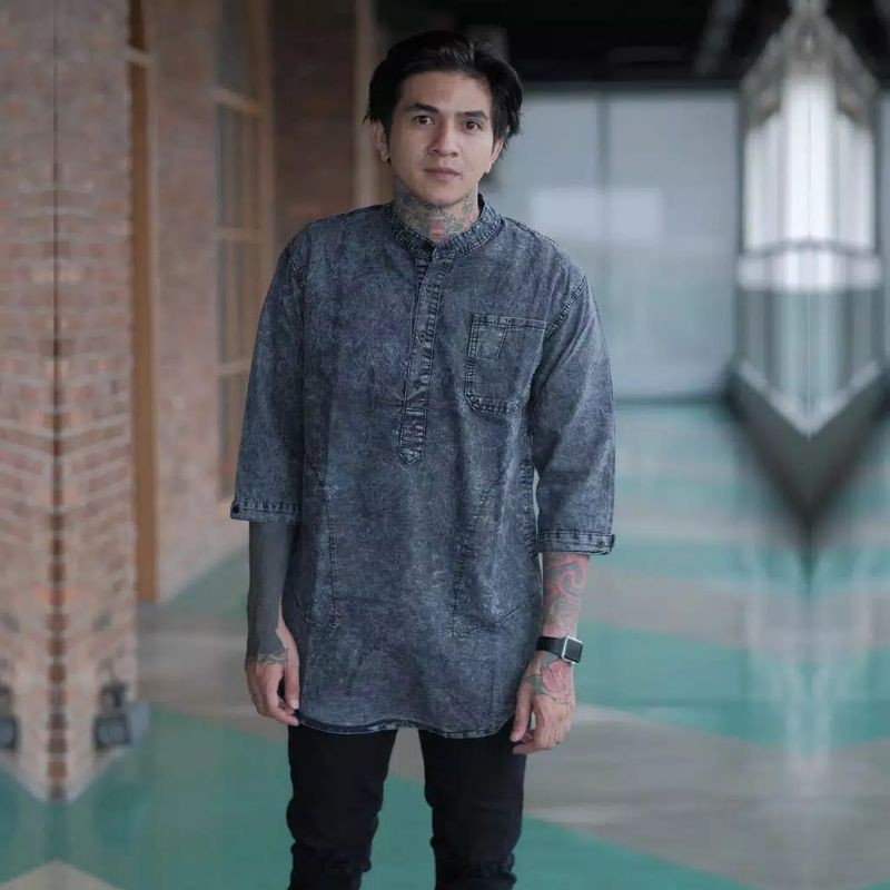 BAJU KOKO KURTA DENIM / KOKO DENIM PRIA