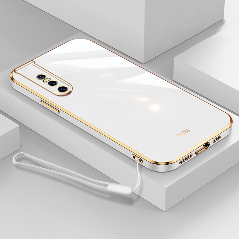 Case Bahan Silikon Dengan lanyard Untuk Vivo V15 Pro