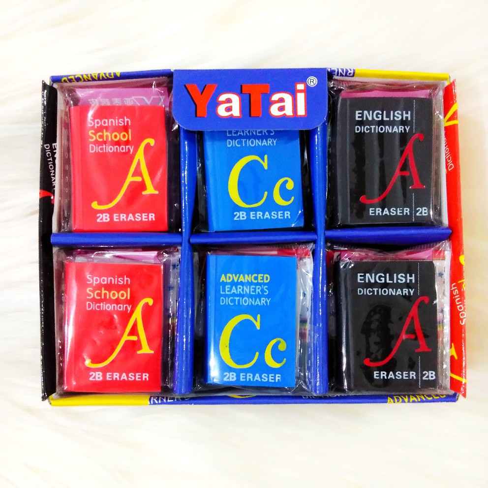 

Penghapus Motif Abjad /Eraser H-335
