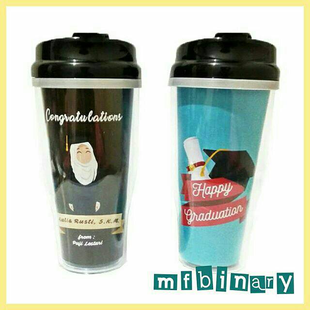 Jual Tumbler Custom Wisuda Botol Minum Gb Shopee Indonesia