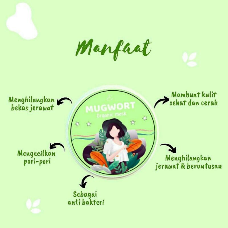 Mugwort ervinabeauty / ervina skin care / ervina skin