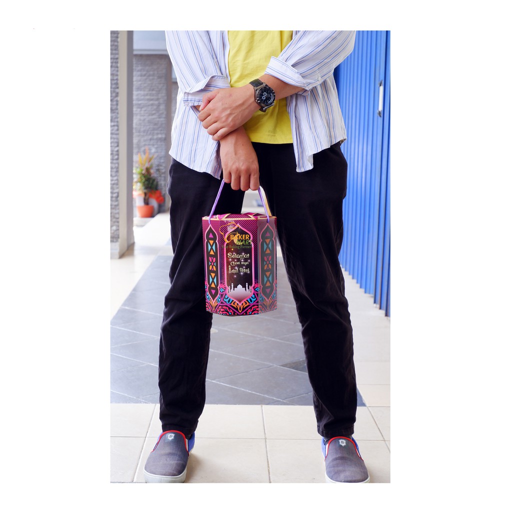 Box Lebaran TL3 Maroon / isi 2