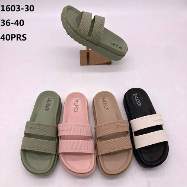 balance 1603-30/wedges sandal jelly wanita/ sandal jelly balance