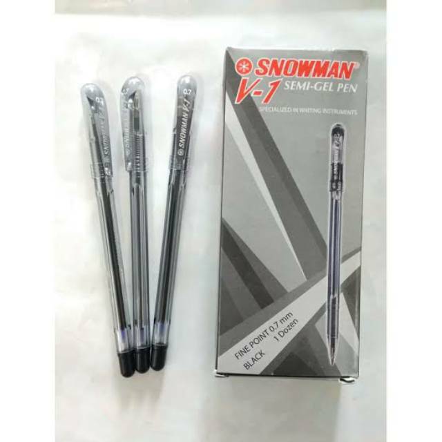 

Pulpen Snowman V1 1.0 mm / Bolpoin Snowman V-1 1.0 mm