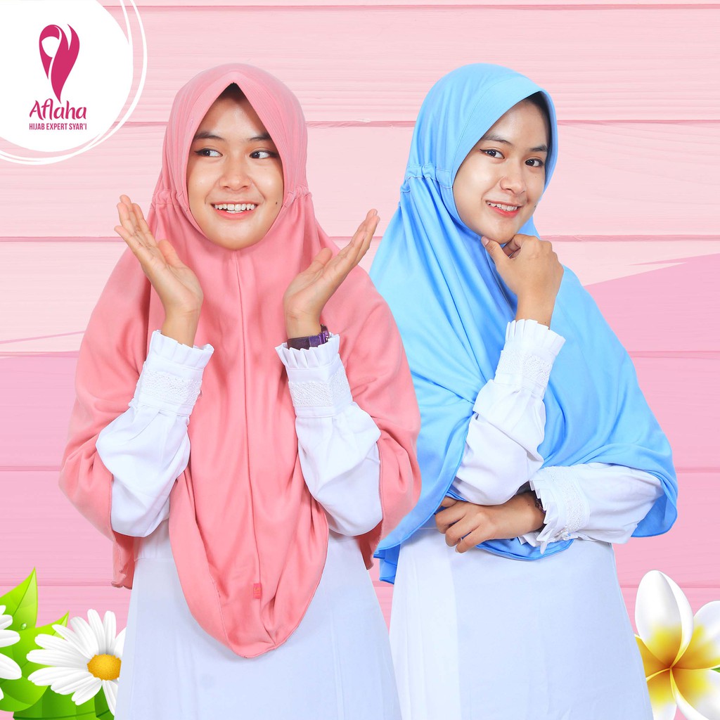 Jilbab Seria - Bergo Pet Antem - Bahan Kaos - Jilbab Aflaha