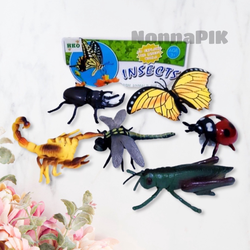 Mainan Edukasi Anak Figure Insects Binatang Serangga KC6-006A