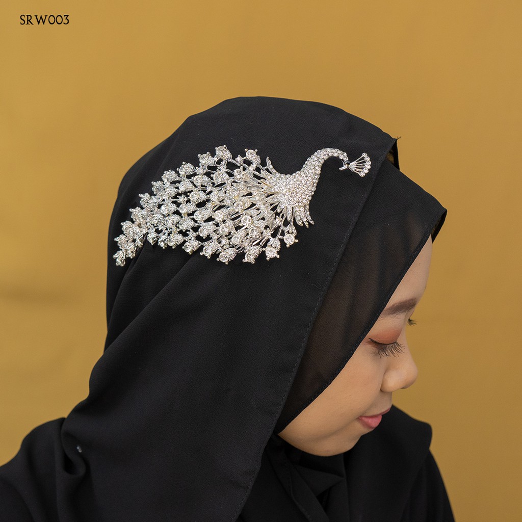 [ORDER SEKARANG] AKSESORIS SIRKAM HIJAB WOMEN PESTA PERNIKAHAN MERAK SRW003