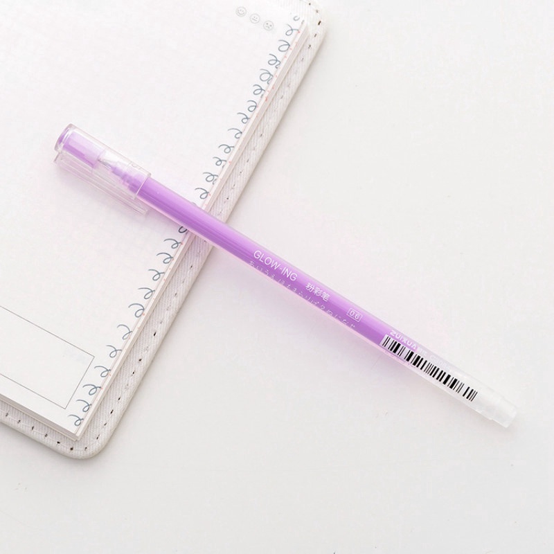 0.6mm White Ink Color Photo Album Gel Pen Stationery Office Learning Pen