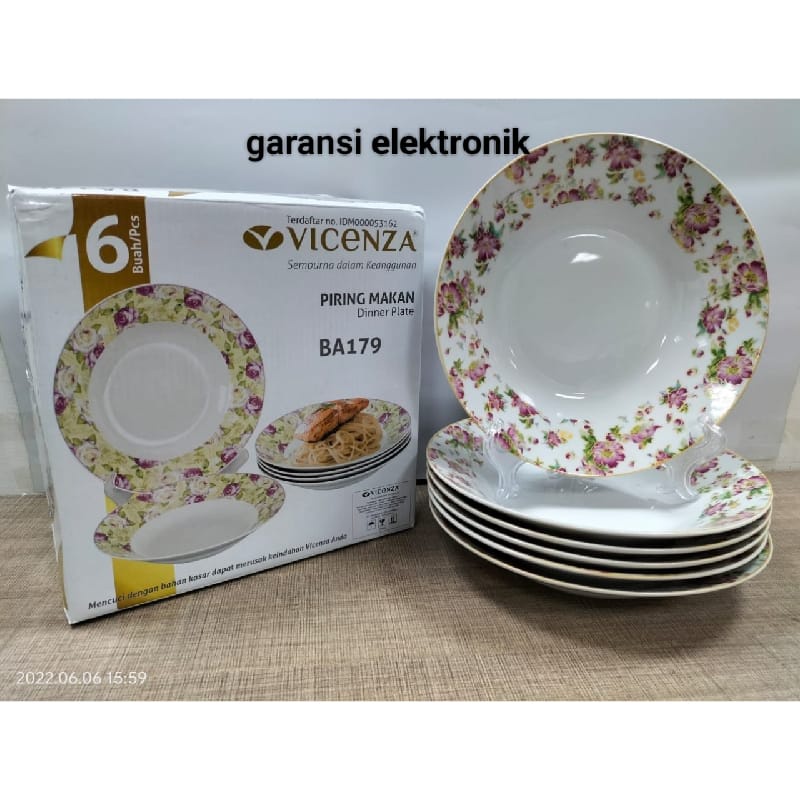 VICENZA PIRING MAKAN 9&quot; BA-179 NEW!!