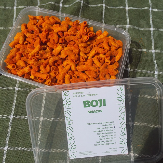 

MAKARONI BOJI PEDAS SETAN 500GRAM