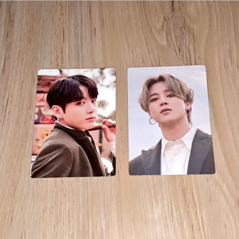BTS Jungkook & Jimin Official photocard 7th army kit membership