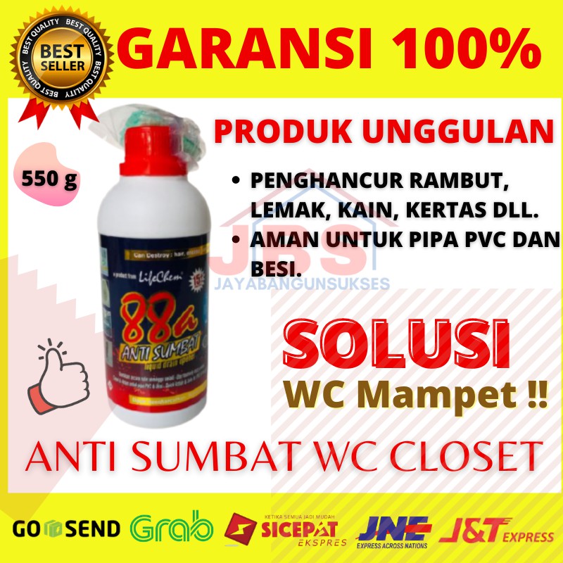ANTI SUMBAT WC MAMPET SODA API CAIR PEMBERSIH SALURAN AIR MAMPET WC KLOSET SUMBAT LIFECHEM88a