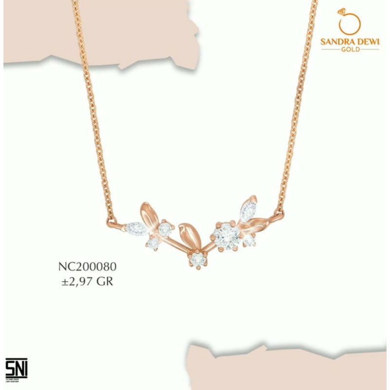 Kalung Sandra Dewi Gold Song Series