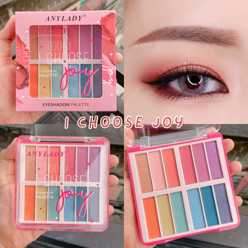 EYESHADOW ANYLADY / EYESHADOW PALETTE  12 WARNA NO.822