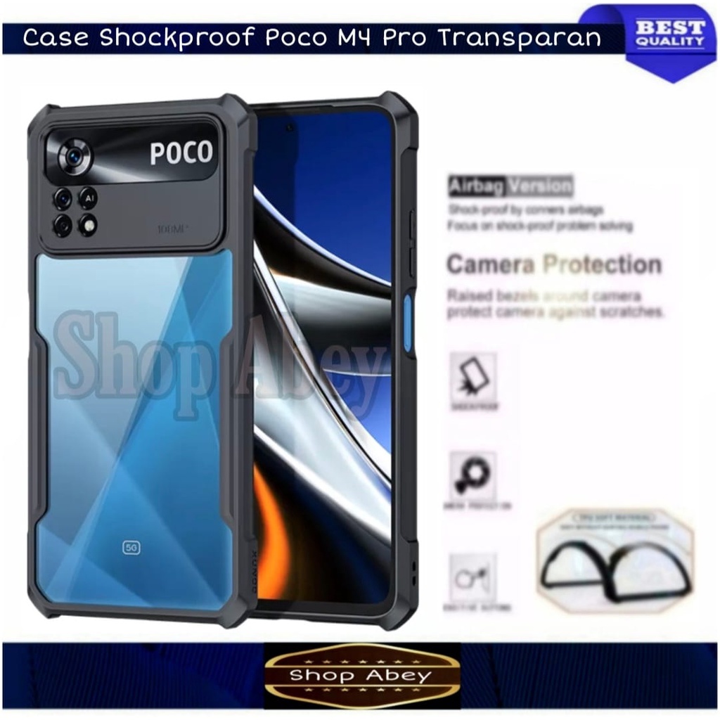 Case Poco M4 Pro Hardcase Armor Shockproof Transparant Premium Case Poco M4 Pro – NEW