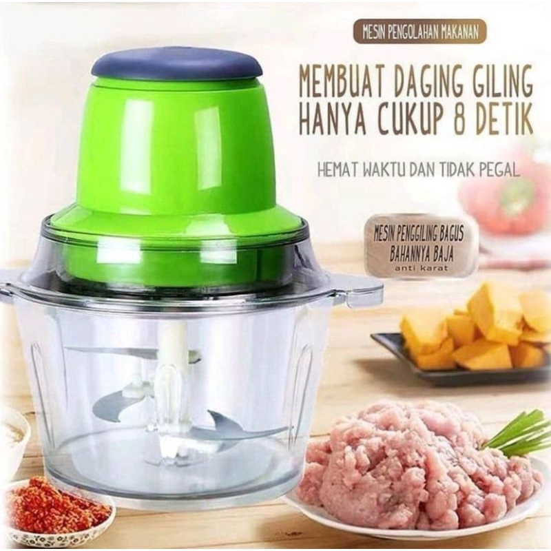 MESIN PENGGILING DAGING MULTIFUNGSI KAPASITAS 1,8 LITER - FOOD PROCESSOR