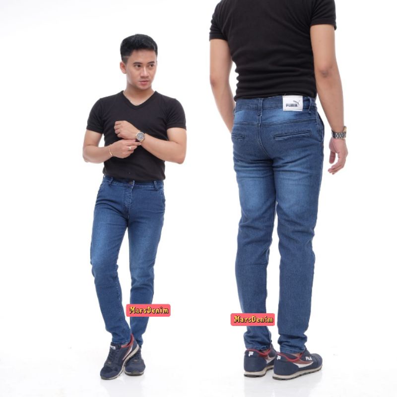 CELANA JEANS PENSIL SKINNY SLIMFIT PRIA COWOK