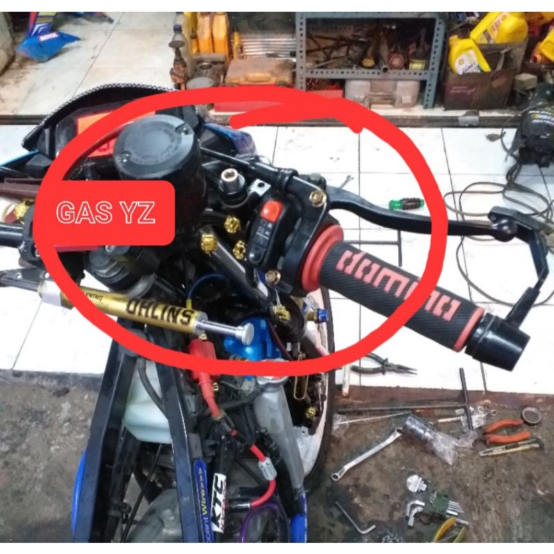 Gas kontan YZ Gas kontan ori yamaha