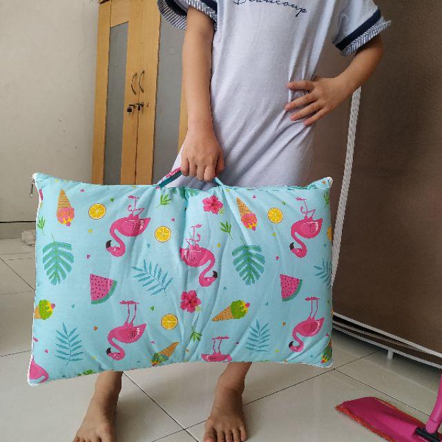 Balmut Besar Kecil / Bantal Selimut - Flamingo Beach - Halus Adem