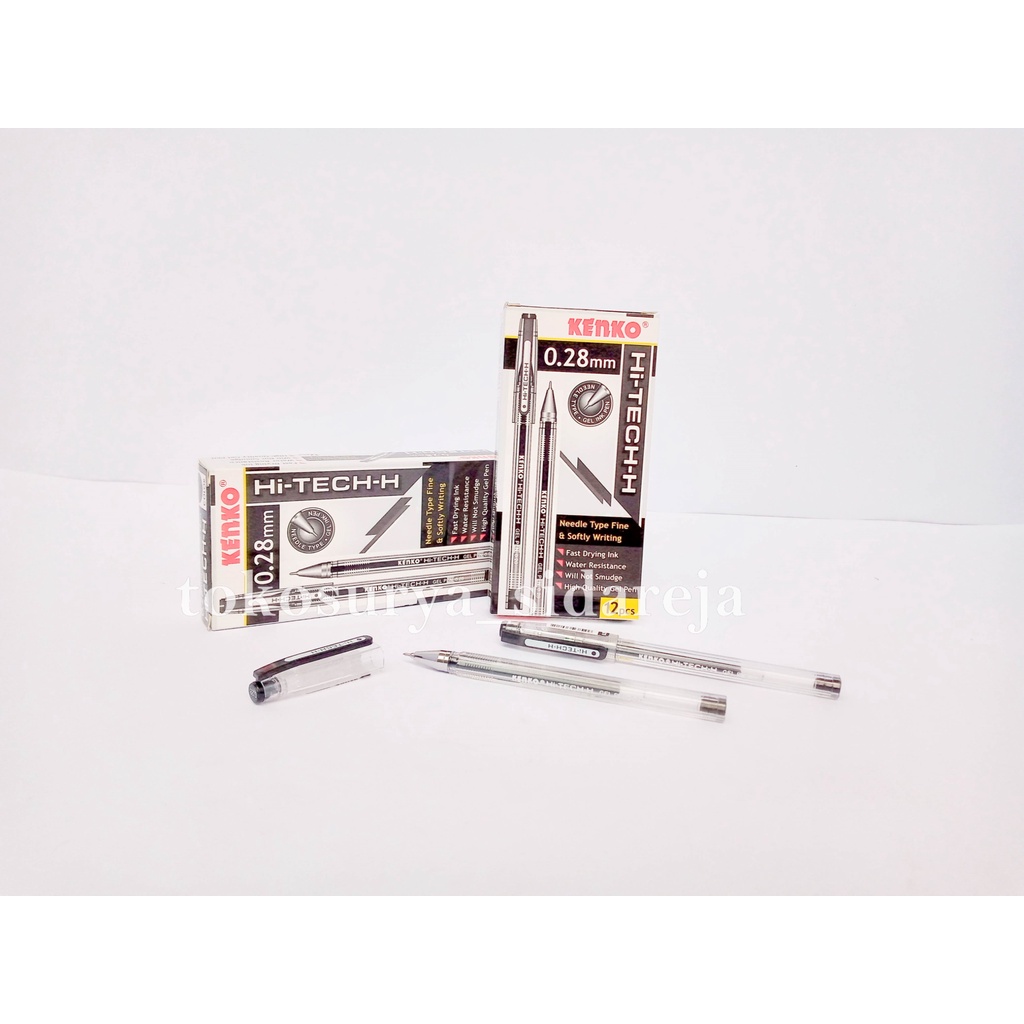 

PULPEN GEL HITECH H KENKO 0.28mm ORIGINAL (PACK) / Bolpen HI-TECH KENKO 0.28mm