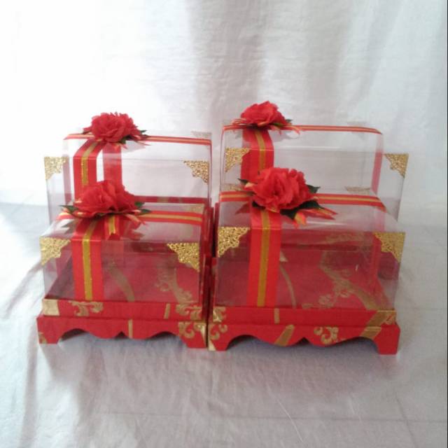 Kotak seserahan 1 set 4 kotak