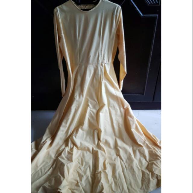 Preloved gamis syari set katun branded second bekas berkualitas