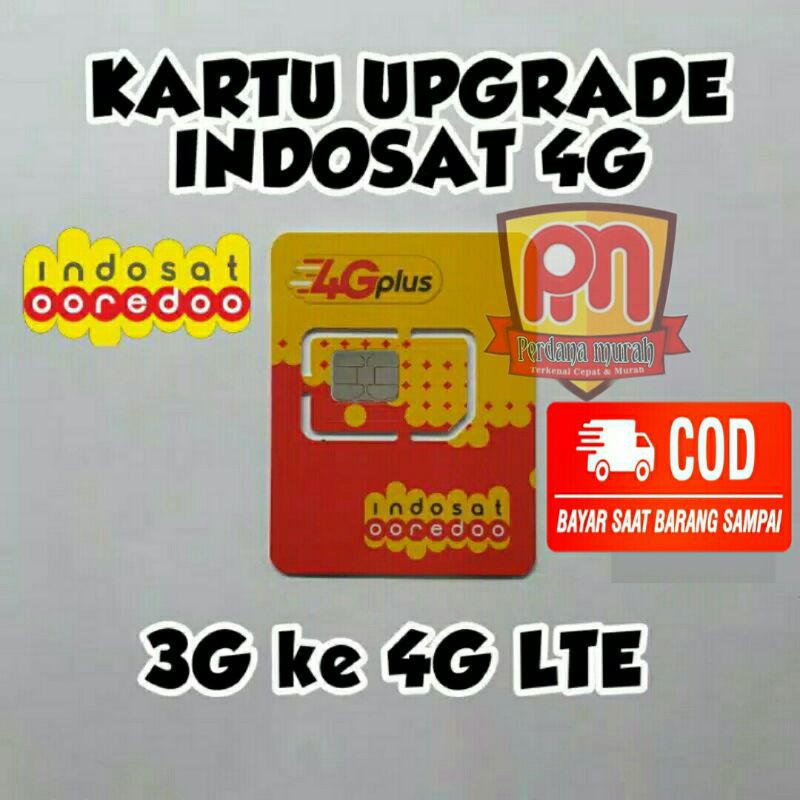 Kartu khusus upgrade indosat 3g ke 4g