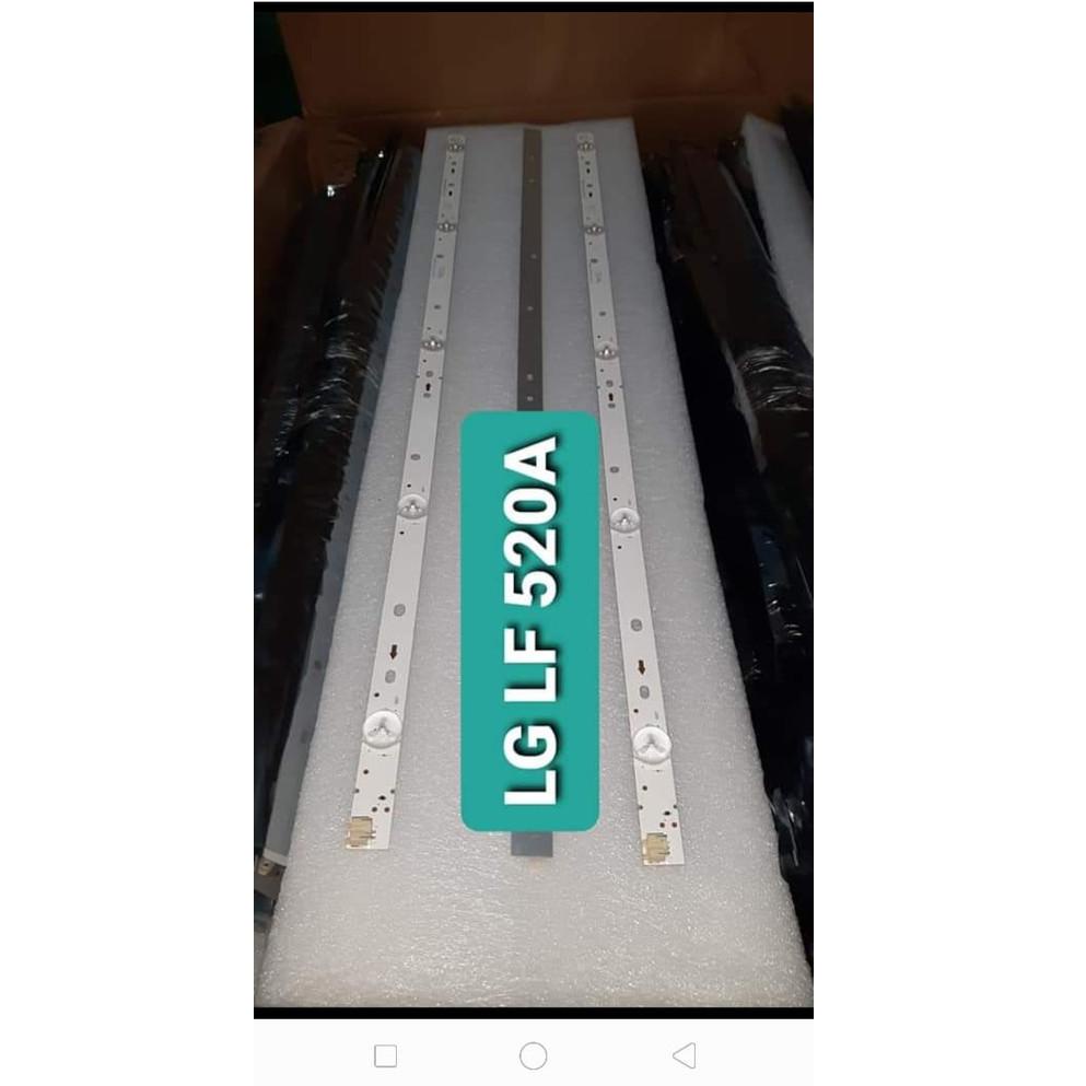 [PRODUK Q7SLR] Lampu Led Backlight TV LG 32" 32LF520A / 32LF520 5kancing 3volt 5k 3v TV LG 32inc Ori
