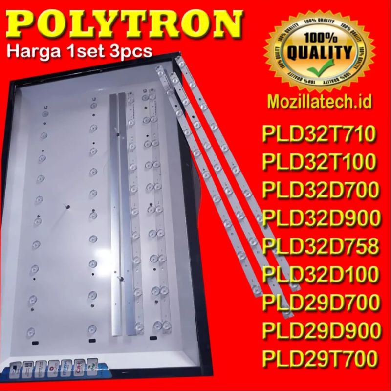 BACKLIGHT POLYTRON PLD32T7100 PLD32T100 PLD32D700 PLD32D758 PLD32D100 PLD29D100 PLD29D700 PLD29D900 PLD32T700 32T7100 32T100 32D700 32D758 32D100 29D100 29D700 29D900 32T700