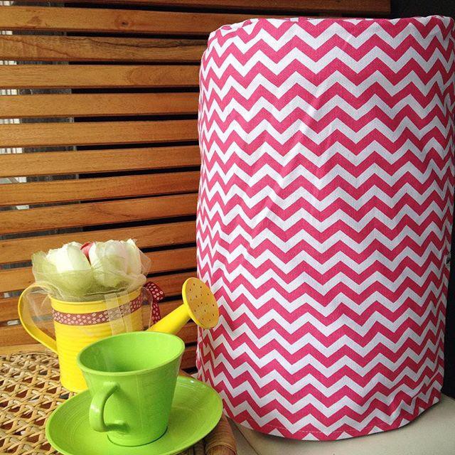 Cover galon / Dispenser - Pink chevron Limited
