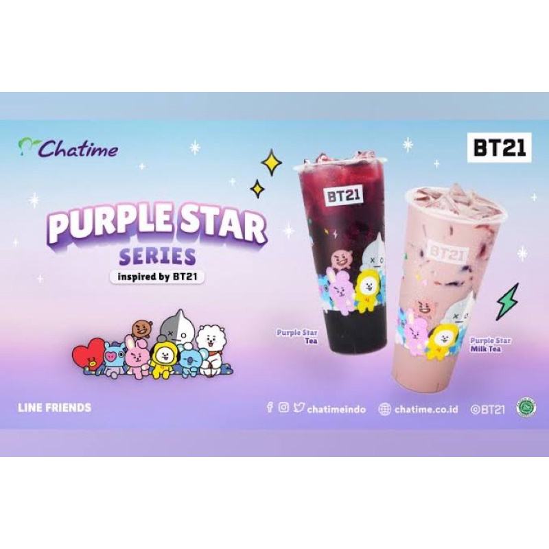 Chatime BT21 Tumbler Gelas