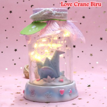 [ORGM] Lampu hias pajangan kamar Unicorn botol kaca kado valetine kado ulang tahun kado annivesary