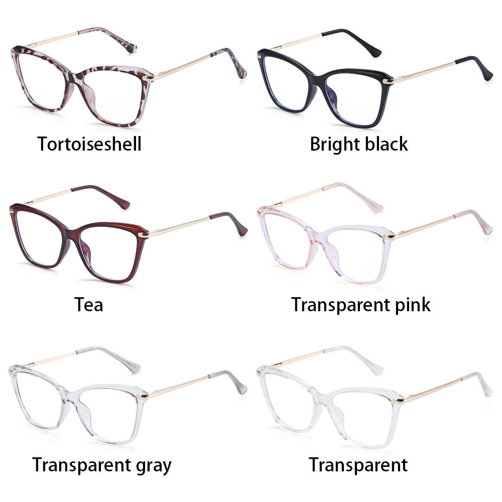 Lily Blue Light Blocking Glasses Kacamata Gaming Baca Wanita &amp; Pria Bingkai Kotak Blue Light Blocking