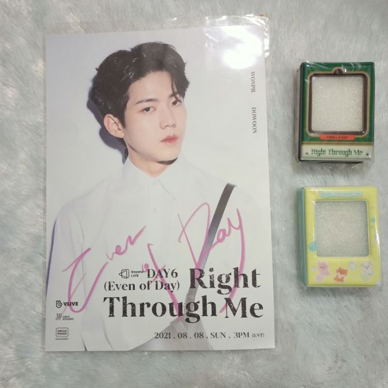 [READY] DAY6 (EVEN OF DAY) - RIGHT THROUGH ME MD COLLECT BOOK KOLBUK DOWOON POSTER