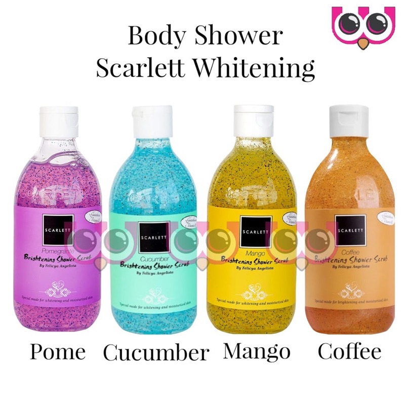 scarlett body lotion / scarlett body whitening / hand body/ Body wash /pemutih tubuh/ sabun mandi /body scrub