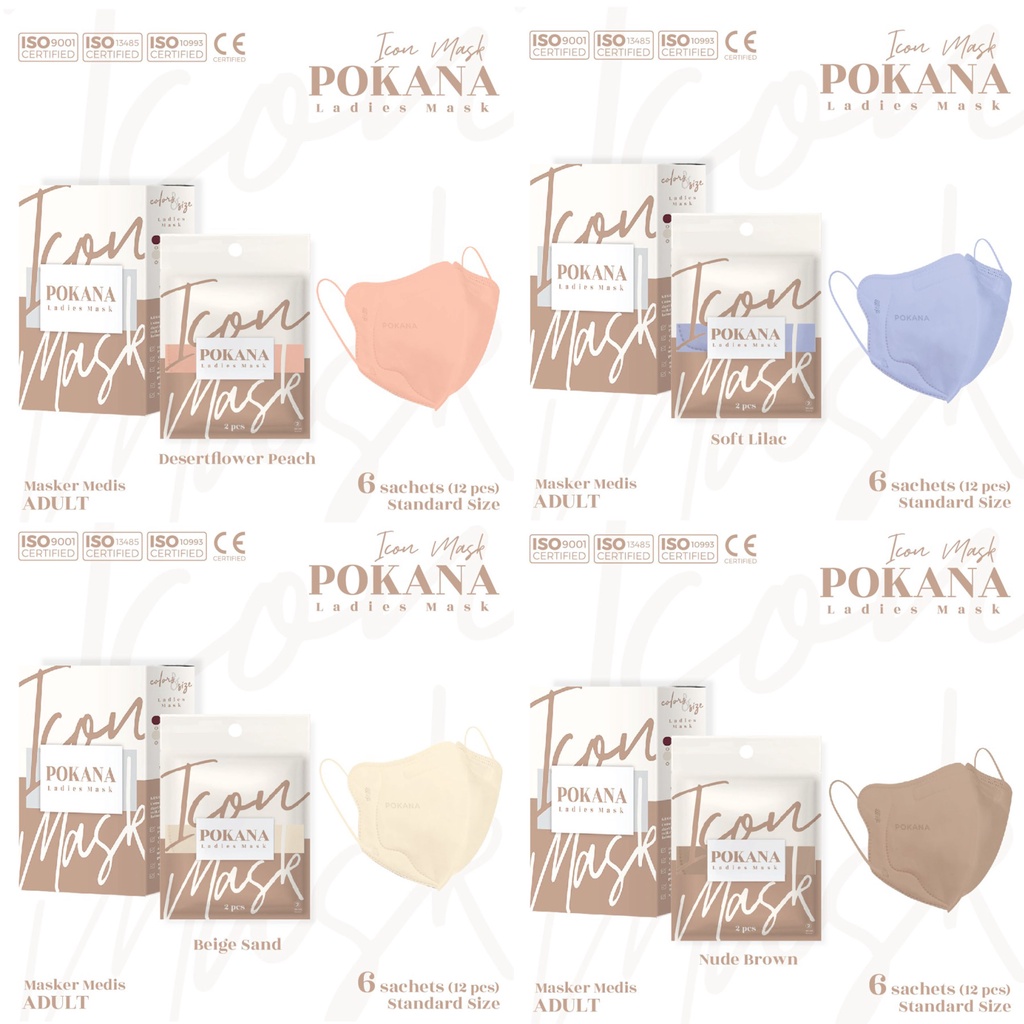 POKANA Ladies Mask- ICON 4ply Medical Mask