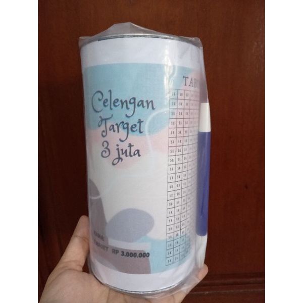 celengan target 3 juta pecahan 5k