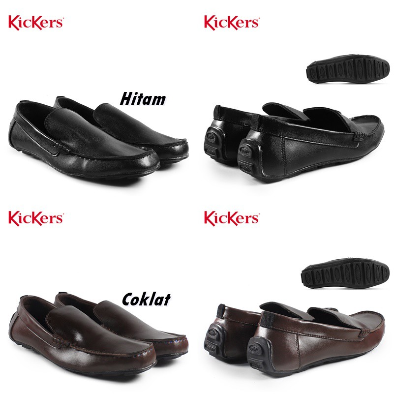 Men Sale !! Sepatu Pria Slop Kickers FierOO Slip On Formal Casual Santai