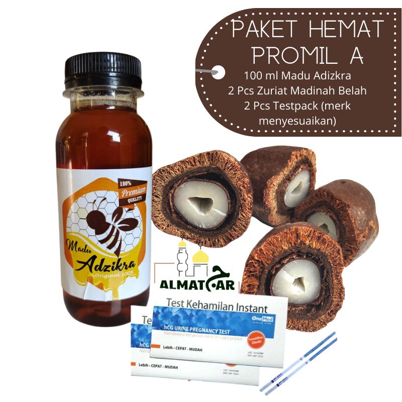 Promil Paket Hemat (Zuriat 2pcs, Madu 100ml dan 2pcs testpack)