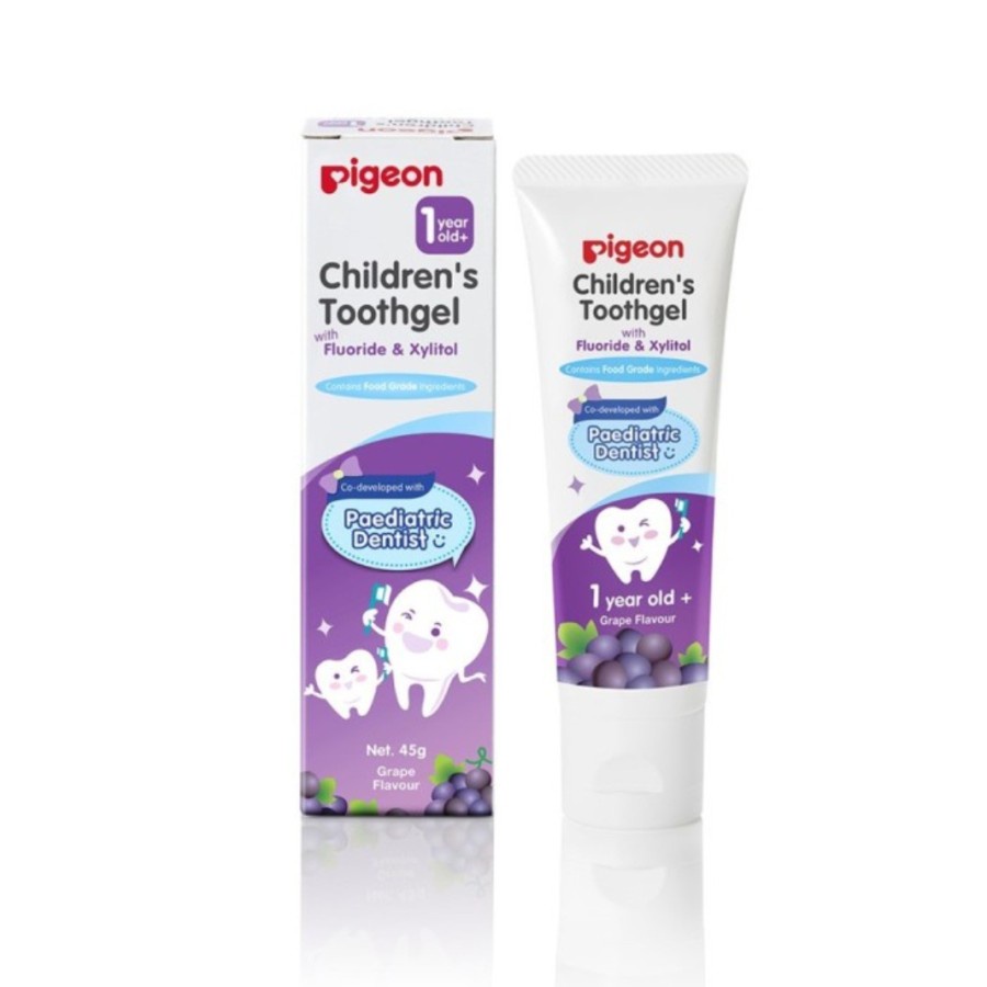 PIGEON Children's Toothgel Original/ Grape Flavour 45Gr