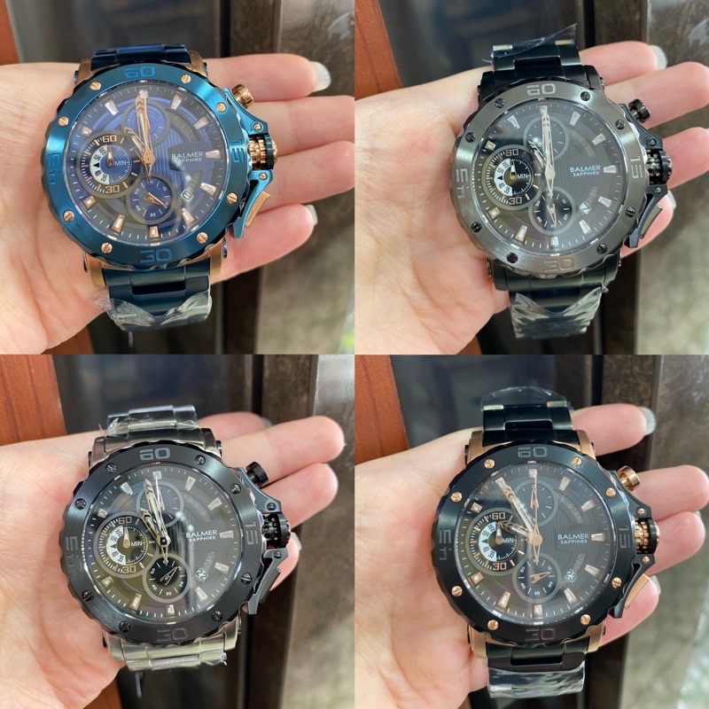 JAM TANGAN PRIA BALMER SAPPHIRE B7975 B 7975